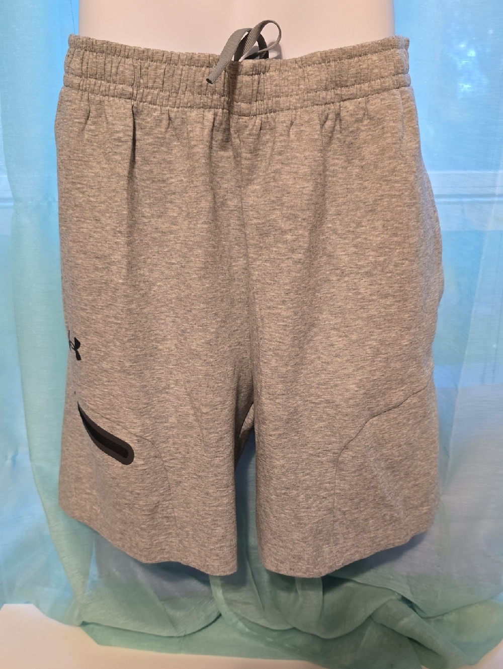 Under Armour Light Gray Athletic Performance Shorts